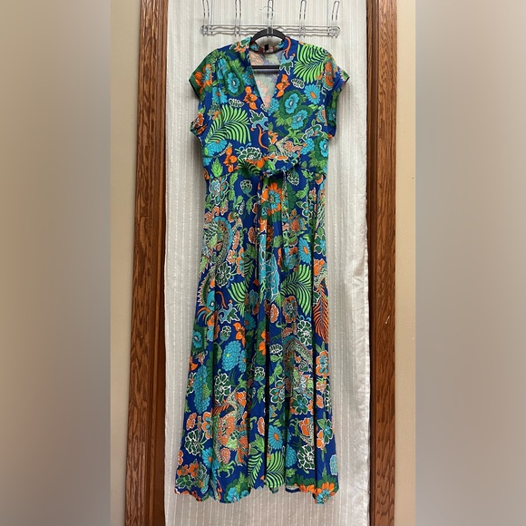 NWOT Trashy diva SEASIDE GOWN - Dragon Flower dresses size 14 - Picture 2 of 6